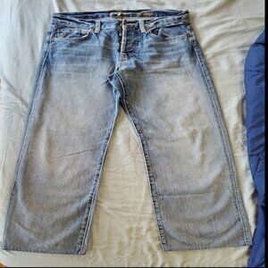 7 For All Mankind Men's relaxed Denim Jeans - 30 x 30